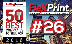 FlexPrint 2016 Selling Power 50 Best Companies